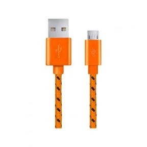 Kindle USB csatlakozó fonott narancssárga