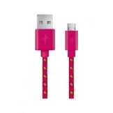 Kindle USB csatlakozó fonott rózsaszín